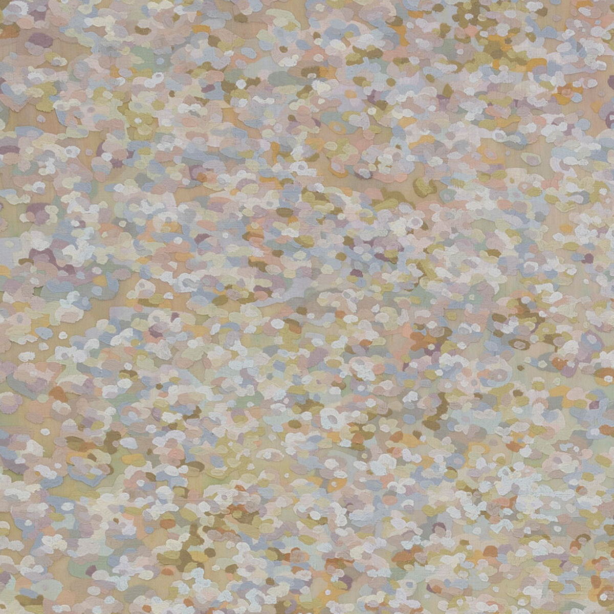 Detail of the layered abstract painting Affinity for Inconsistency